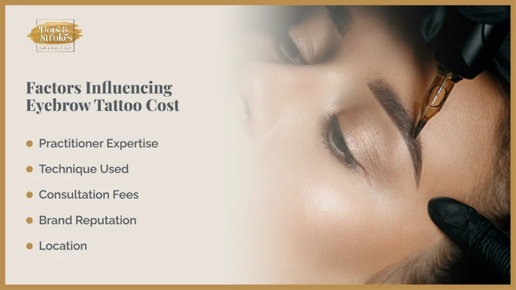 Factors Influencing Eyebrow Tattoo Cost